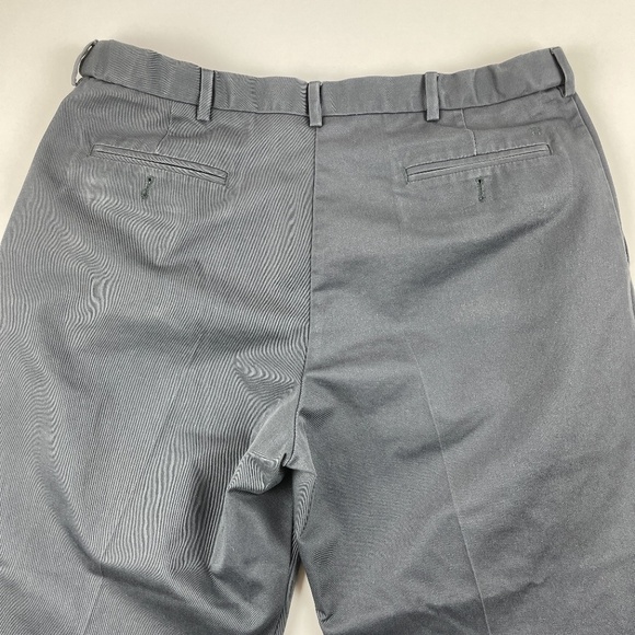 Haggar Mens Dress Pants Pleated Pressed Gray 38x30 - Picture 6 of 10